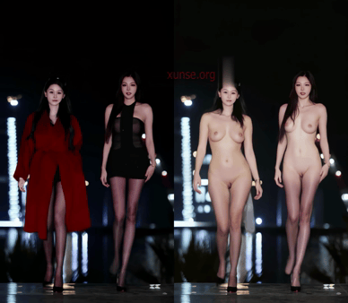 【AI脱衣】网红美女脱衣系列小乔妹妹性感大姐姐愃氺 配图6