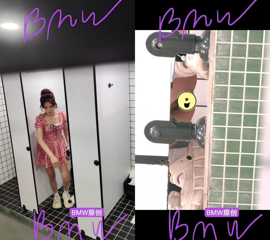 十二月流出【极品女厕偷拍】BMW高价私密群 高颜值美女补光高清偷窥（40V） 配图15