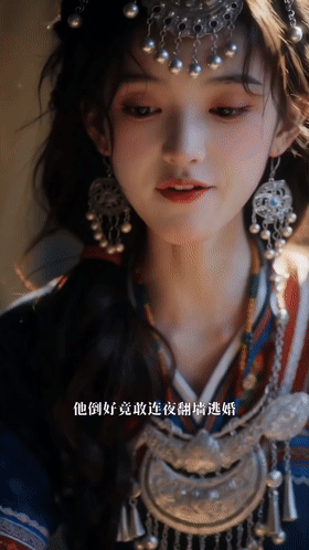 【AI自制小短剧】《苗疆少女》1-2集抓回逃婚殿下，日夜把她玩弄到求饶！ 配图4