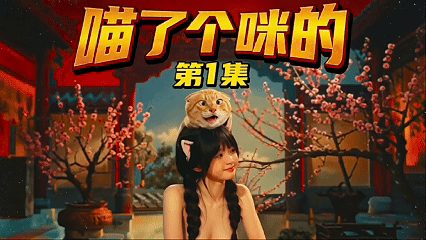 【AI自制小短剧】《喵了个咪 一、二+少妇白洁番外》火爆全网的小主人自慰日常！ 配图3