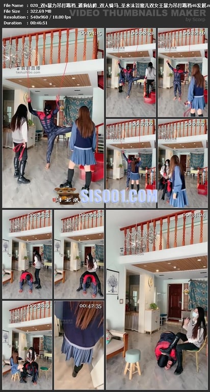 ㊙【SM调教】【罗宾女王】全体重踝踏坐脸萝莉装蜜儿双全体重踩踏做脸/暴力吊打踢裆 配图4