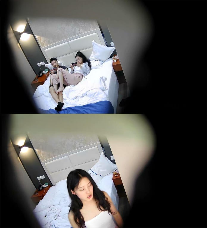 独家首发！乐橙酒店超清未流出偷拍极品尤物系列仙女级高颜女神女大被帅气男友狂野猛干 配图6