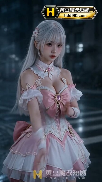 AI短剧《契约魔法少女就能不断变强》EP1-3 原版 配图4