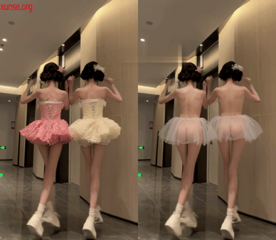 【AI脱衣】网红美女脱衣系列Ya琪Ya琳双生小仙女愃氺 配图2