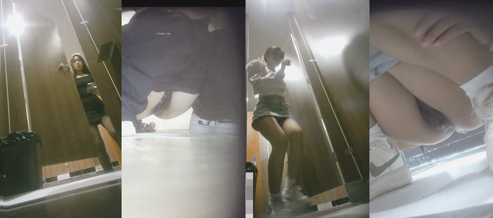 周末商场女厕全景偷拍众多的美女嘘嘘各种美鲍鱼尽情的展示 配图2