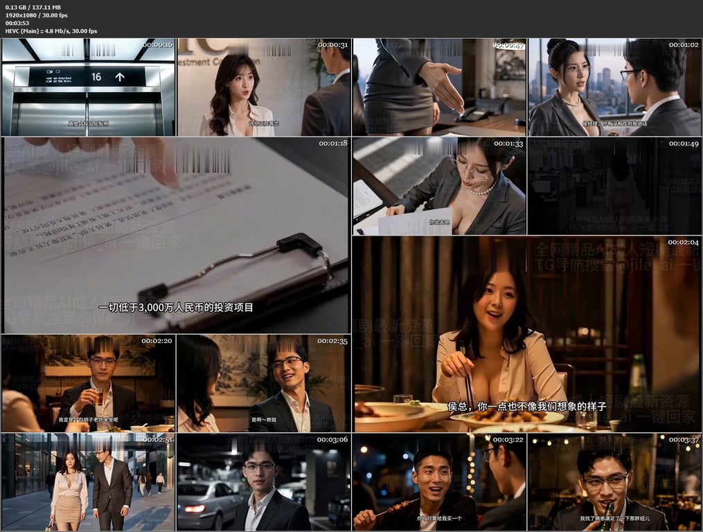 【AI短剧】《金鳞岂是池中物》EP1-3集，著名小说改编作品，霸总女友被精神小伙 配图7