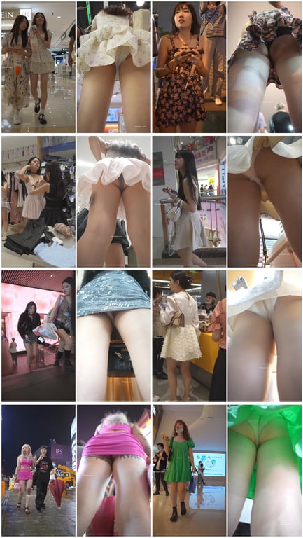 极致诱惑4K画质『BCbananacat』街拍合集第8季20V 白衣少妇透视骚内 配图3