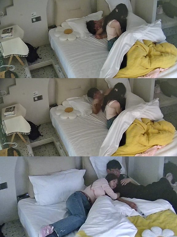 4-1大学城民宿 高颜值女友打桩机男友 入住开始打了4.5炮了 无水[3.75G 配图9