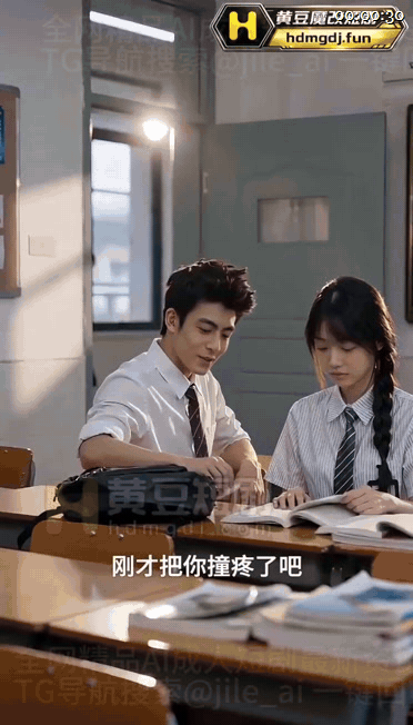 【AI短剧】《飘飘欲仙：富二代征服校园母狗》EP1-4集，学姐表面清纯下面早被黑 配图4