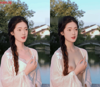 【AI脱衣】网红美女脱衣系列星星亮晶晶裸唱歌姬氺 配图3