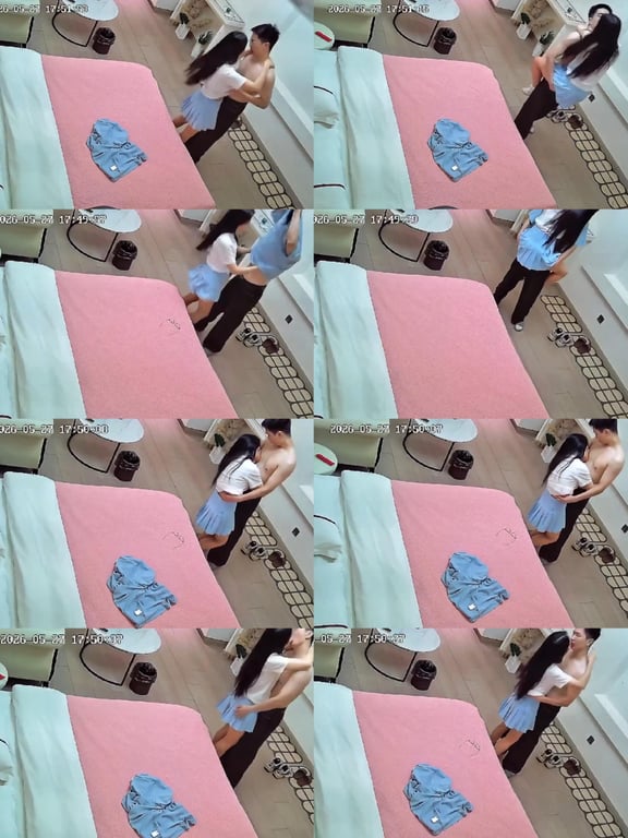 5-27 JK制服小女友开房太兴奋！进门直接扑倒男友身上疯狂缠绵 配图1