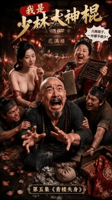 【AI短剧】✅《重生之我是少林大神棍》✅第1-7集第1季完结 重生后竟成了少林方丈-老宋论坛