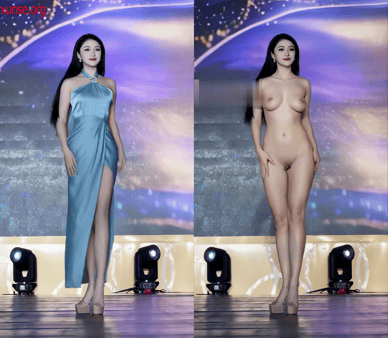 【AI脱衣】网红美女脱衣系列徐紫嫣Sonia（第二弹）全球小姐总冠军愃氺 配图5