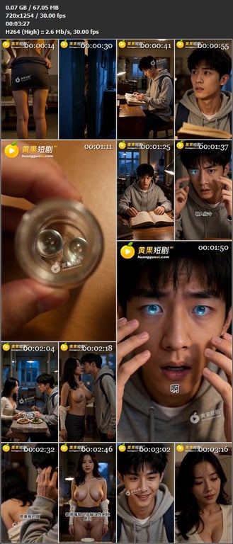 【AI短剧】《神瞳觉醒》EP1-18集，仅一次对视身边端庄温柔的所有女人竟成了我 配图20