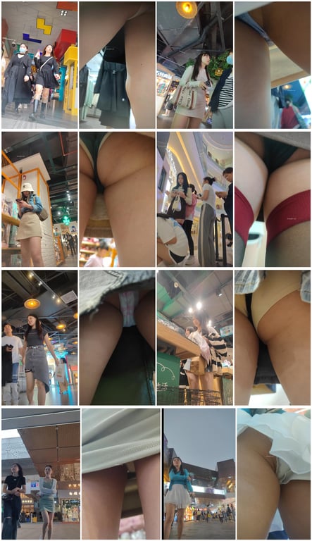 极致诱惑『XLBCD』第5季40V 超短皮裙湿透骚货 黑内裤边缘淫水狂流痕迹清晰 配图3