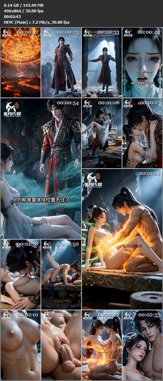 【AI短剧】《斗破苍穹：青莲地心》EP0-6集，一路历尽仇敌与美女纠缠与众女共享 配图11