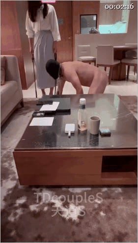 ㊙【SM调教】【天道夫妻】女王调教双男排队接受调教拉屎给男M吃束缚捆绑⒀14V 配图4