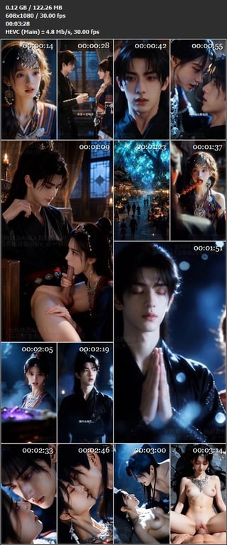 【AI短剧】《苗疆少女》EP1-2集，抓回逃婚殿下，日夜把她玩弄到求饶（2V） 配图7