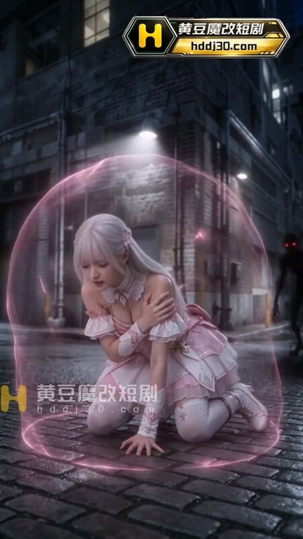 AI短剧《契约魔法少女就能不断变强》EP1-3 原版 配图6