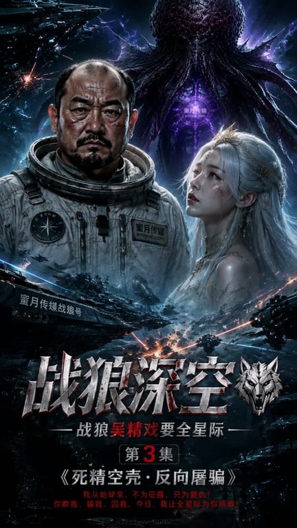 【AI短剧】《战狼深空,吴精战神戏耍全星际》EP1-3集 配图1
