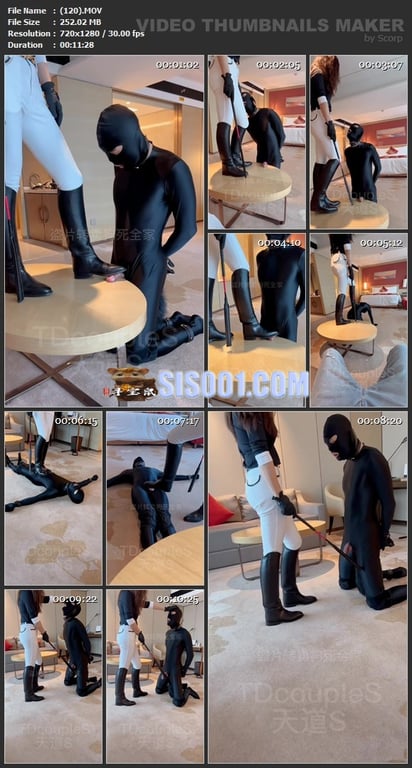 ㊙【SM调教】【天道夫妻】女王调教双男排队接受调教拉屎给男M吃束缚捆绑⒀14V 配图9