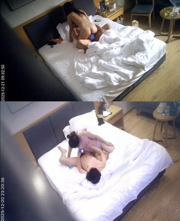 【12-21独家爆料】天眼酒店偷拍！白色内裤眼镜反差婊被男友手指玩到高潮后疯狂爆 配图5