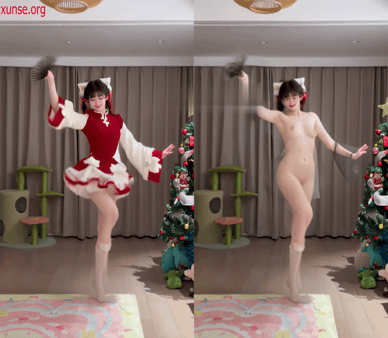 【AI脱衣】网红美女脱衣系列十元酱（第二弹）元气美少女愃氺 配图2