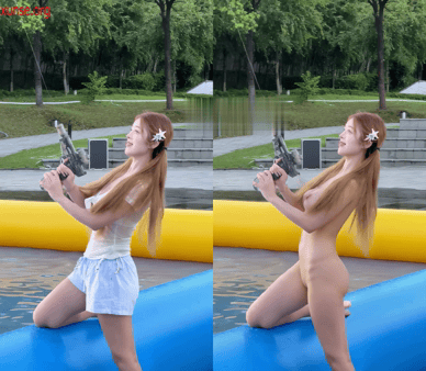 【AI脱衣】网红美女脱衣系列头头不痛（第二弹）微胖小美女愃氺 配图3