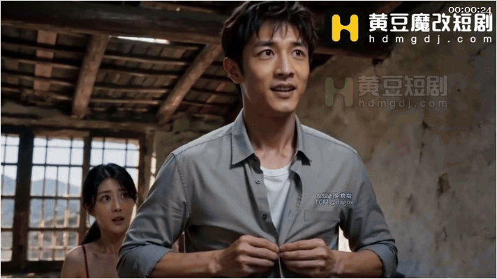 【AI短剧】《回村逍遥》EP1-8,小叔子暗恋嫂子多年，趁大哥意外离世终于得手做 配图3