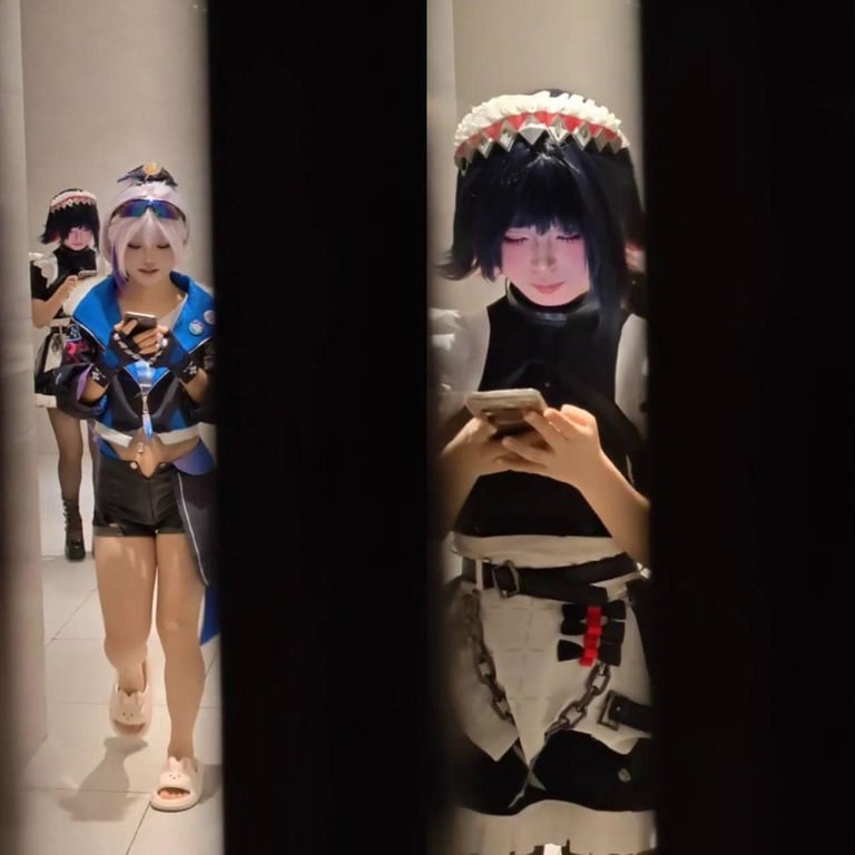 私房八月流出单部高达400-500元Cosplay厕拍系列 极品扮演小姐姐全套厕 配图12