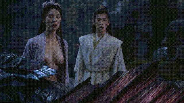 【AI脱衣】魔改电视剧《凡人修仙传》南宫婉与韩立误吃春药意乱情迷一夜情！ 配图4