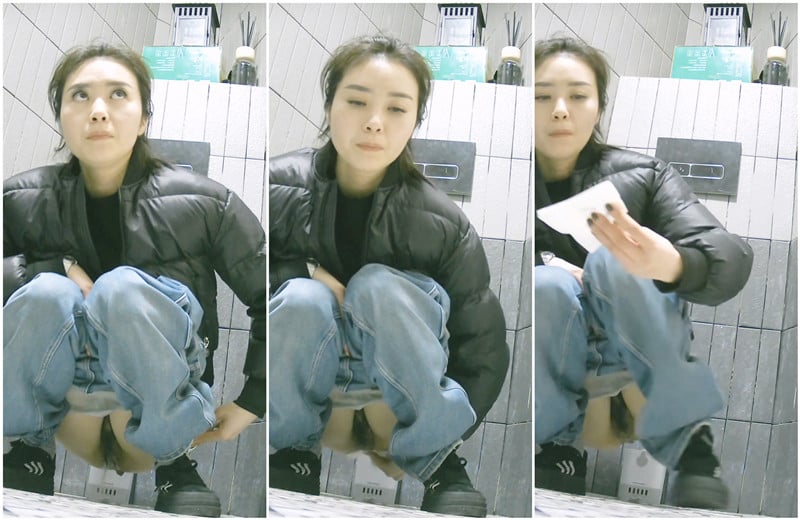 商场女厕偷窥！牛仔裤少妇肥美大鲍鱼全景高清诱惑-老宋论坛