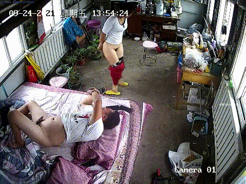 真实家庭摄像头偷拍！农村小夫妻午觉醒来激情狂战，饥渴白臀骚妻全程主动骑乘高潮连连 配图9