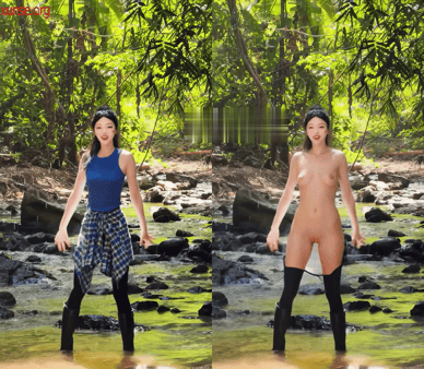 【AI脱衣】网红美女脱衣系列✅舒克啥也不会✅（第二弹）高颜值长腿气质小美女氺 - 老宋论坛-老宋论坛