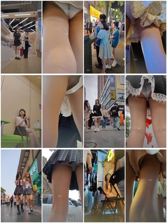 精品推荐步行街拍抄底大神『KXCD』系列合集第13季20V 专挑年轻好看质量高的 配图3