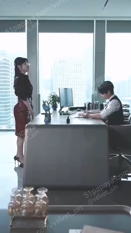 【AI短剧】『色彩标准』第1-3集 短剧魔改办公室OL秘书的与总裁的淫乱私情！ 配图23