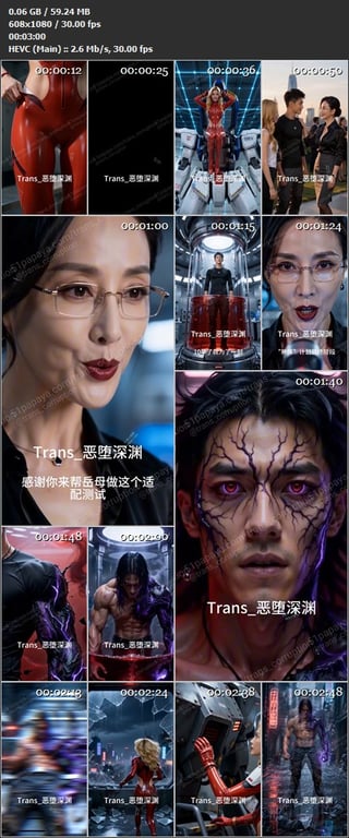 【AI短剧】《天衡的神降：岳母零赐我恶堕病毒》EP1-5集，“为什么要嫁给你，因 配图6