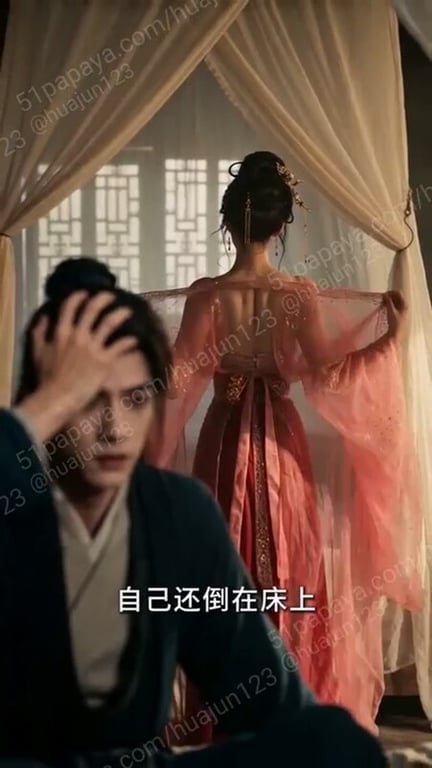 【AI短剧】『请叫我揽月楼主』第1-5集 ！工厂打螺丝的重生为古代少爷吃喝嫖赌尽 配图3