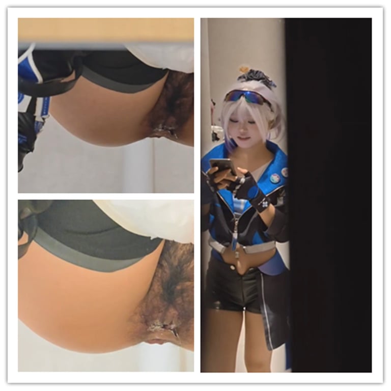 七月流出国内厕拍大神潜入漫展女厕偷拍cosplayers小姐姐尿尿出来还故意搭讪 配图7