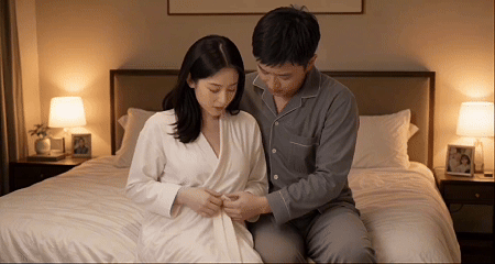 【AI自制小短剧】《妈妈陪儿子高考》妈妈太骚了，儿子看着妈妈的身体发春 原档无水 配图2