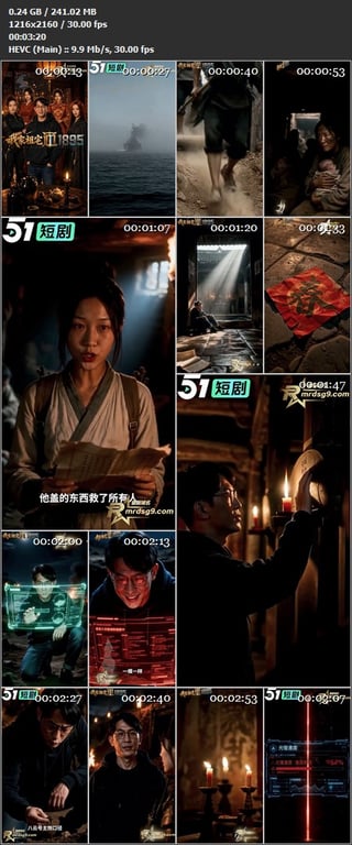 【AI短剧】《我家祖宅通1895》EP1-8集，现代青年穿越后的反差与宿命的羁绊 配图21