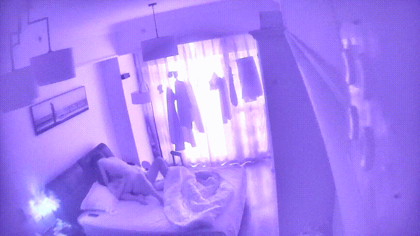 上帝视角4-15：极品身材美女被猛男连操数炮，夜战后清晨醒来即被喂饱鸡巴，还被抱 配图4