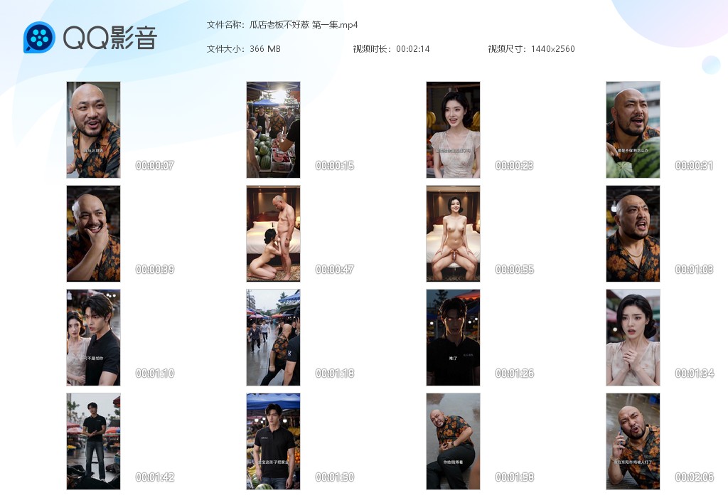 【AI自制小短剧】《瓜店老板不好惹》第1集华强买瓜倒反天罡版 剧情互换，华强妻子 配图6
