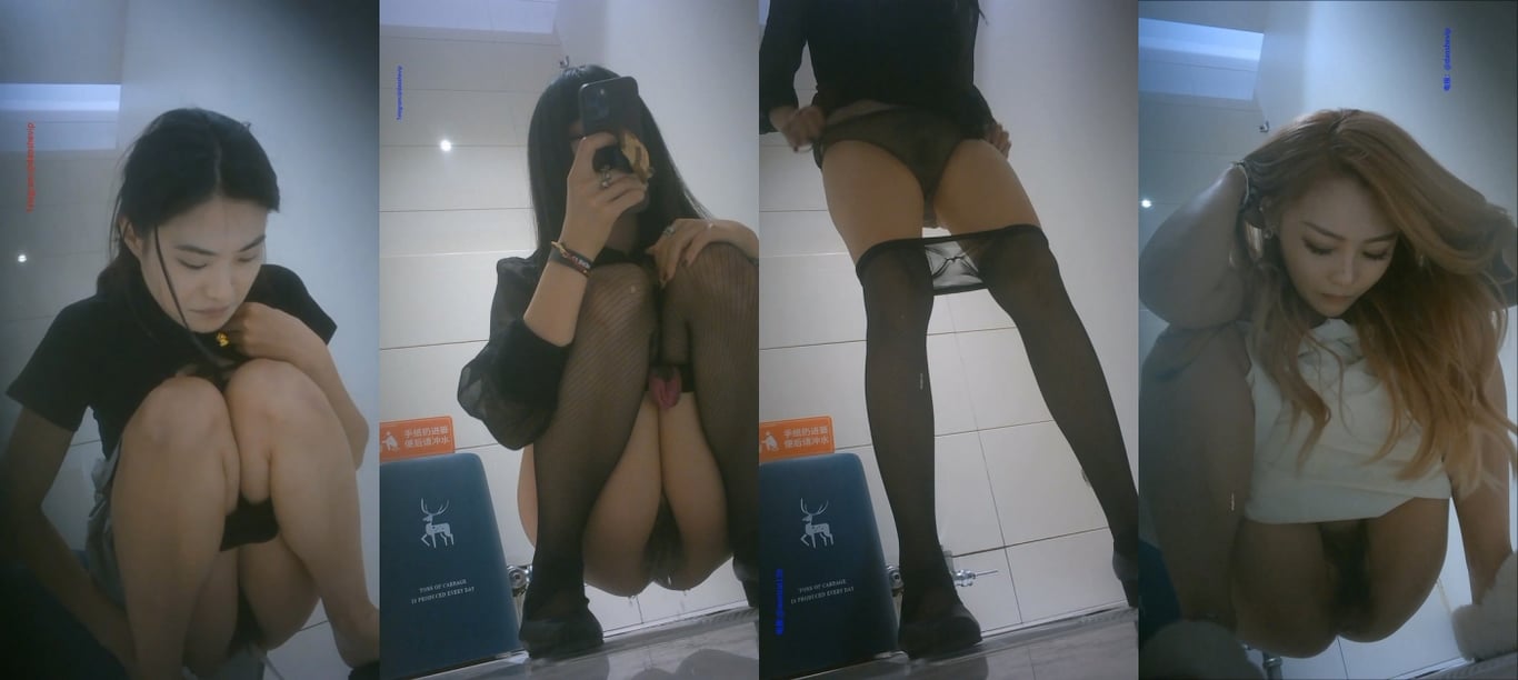精品厕拍，商场女厕脸穴同框连续偷拍超多性感时尚小姐姐方便 配图4