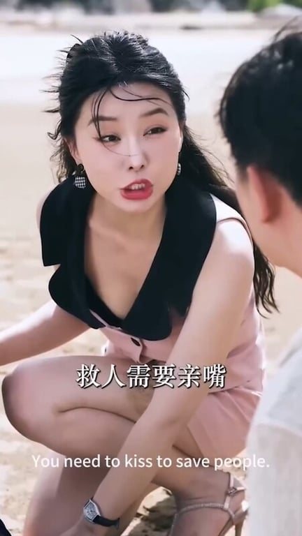 【AI短剧】『我在荒岛称王』第1-2集 短剧魔改窈窕空姐美女特工通通拿下！ 配图10