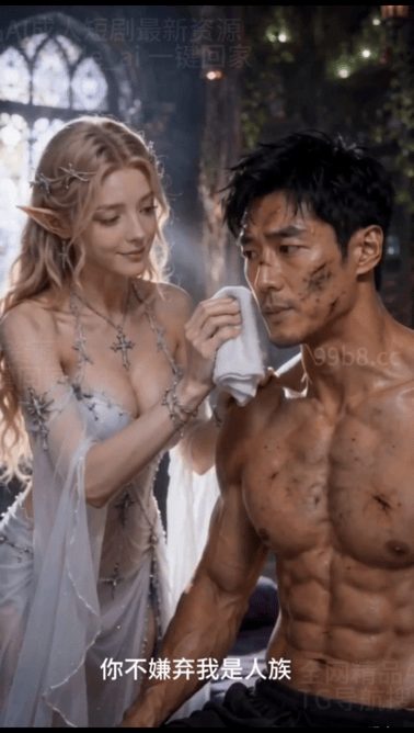 【AI短剧】魔界赘婿第1-5集 现代人穿越魔界，做了公主的赘婿！ 配图4