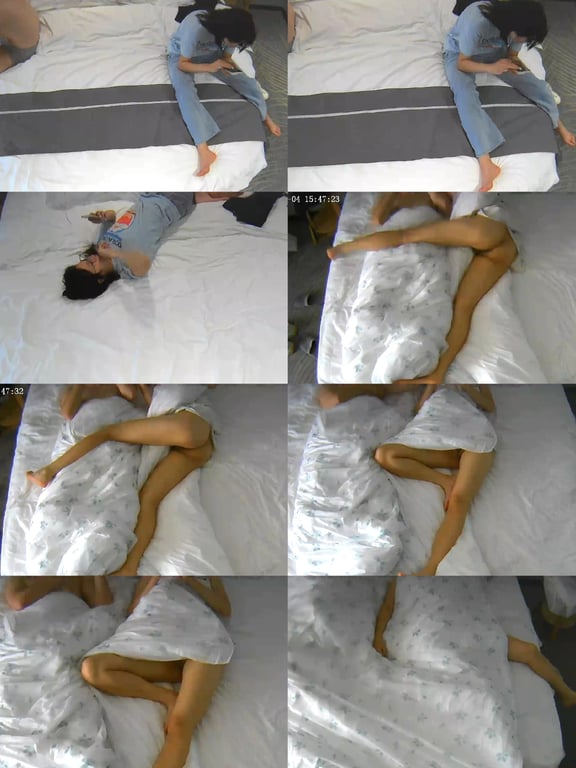 6.4-5 两天激情实录 男友沉迷扣穴成瘾 被窝里狂干两次 女友骚穴被肆意玩弄数 配图9
