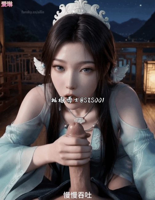 【AI短剧】《凡人修仙传》宋玉篇，宋玉仙子阁楼与韩老魔的激情大战，把精液射进骚穴 配图6