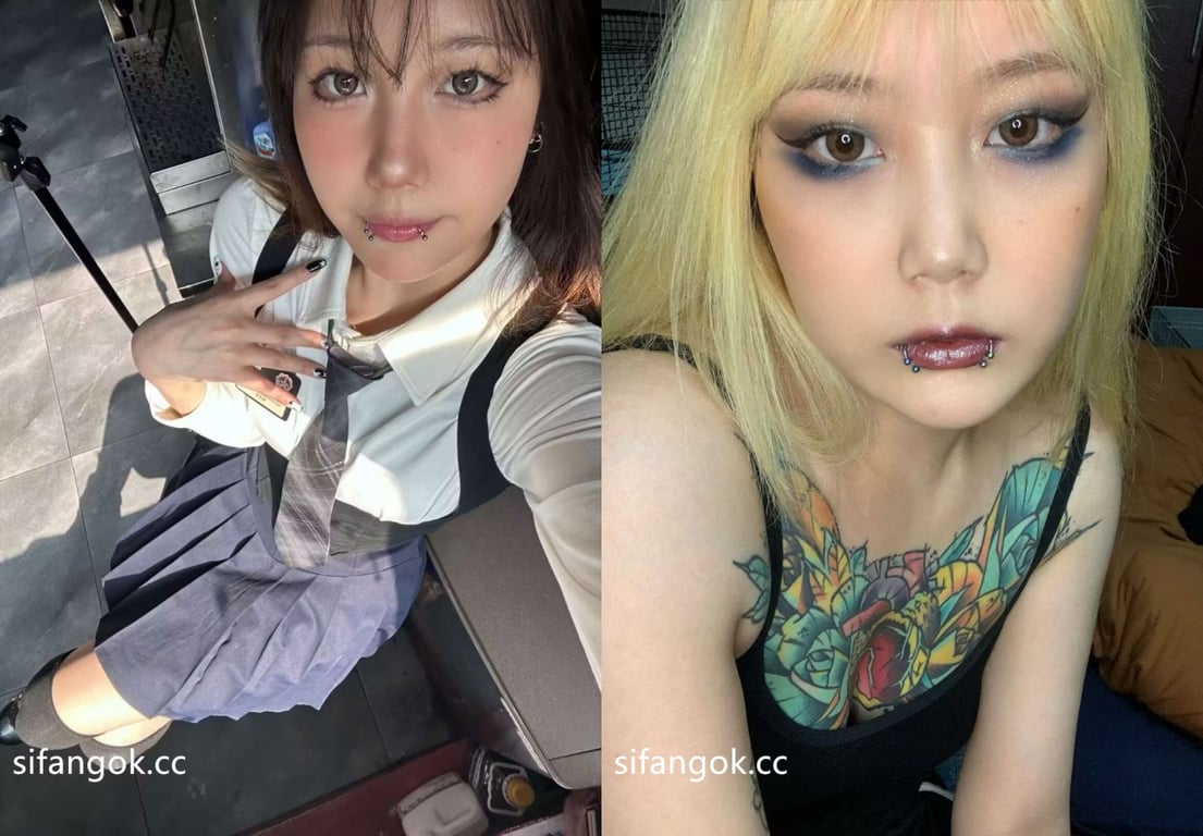 ⚫️唇钉纹身叛逆小骚妹露脸性爱自拍，口爆道具特殊安全套搞她面部狰狞-老宋论坛