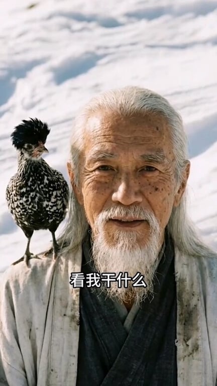 【AI短剧】『长生录：从侄女上门求丹开始长生』第34-35集 猥琐老头与同门师妹 配图4